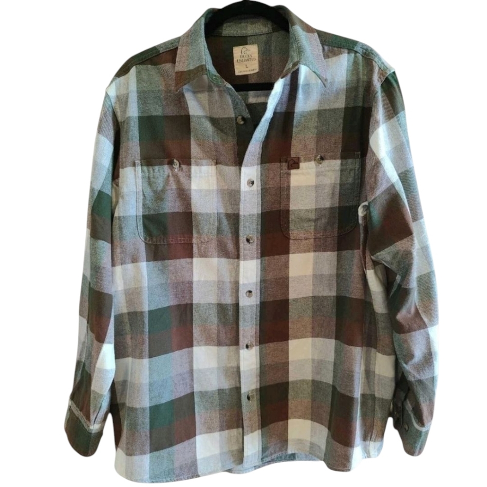 Ducks Unlimited Flannel Shirt Men's
